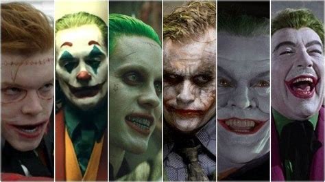all joker actors in order